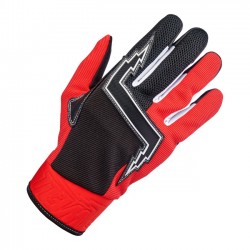 Biltwell Baja gloves red/black