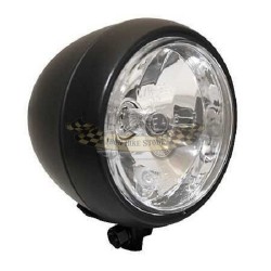 HEADLIGHT 5" BLACK CHOPPER...